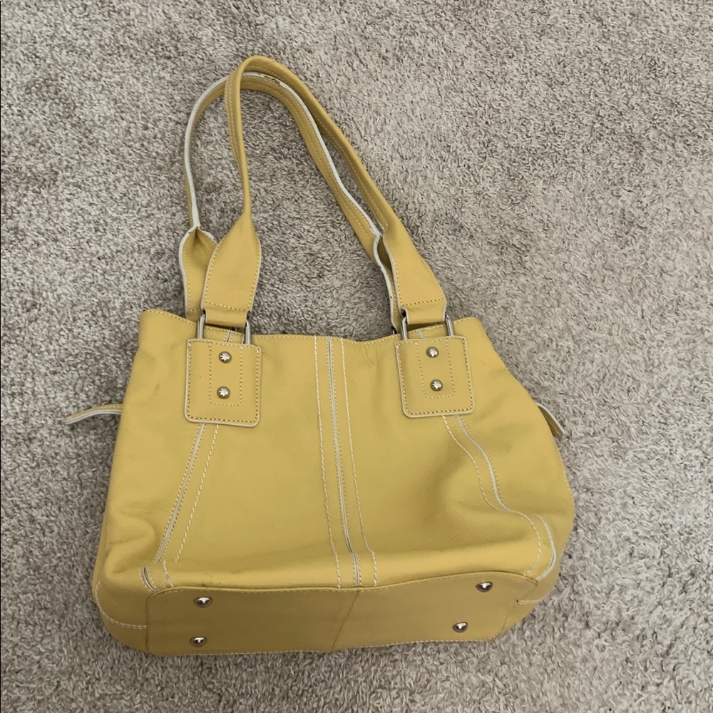 Tignanello yellow Shoulder Bag